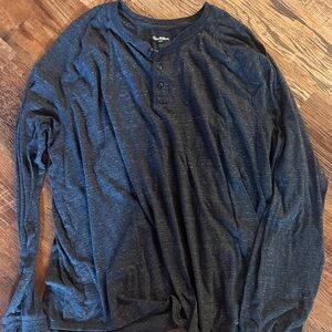 Goodfellow Dark Grey Long Sleeve Henley